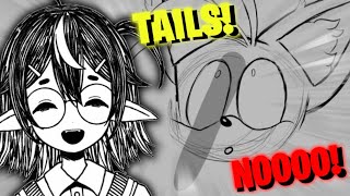 WHAT DID THEY DO TO TAILS😨  Coffees First Art Stream Best Moments [upl. by Geordie]