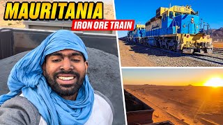 Mauritania Iron Ore Train  Dangerous Train in Tamil  Backpacker Tamil Vlogs [upl. by Kimbell]