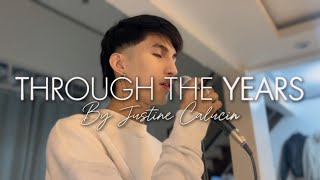 THROUGH THE YEARS  Kenny Roger  Justine Calucin cover [upl. by Haididej]