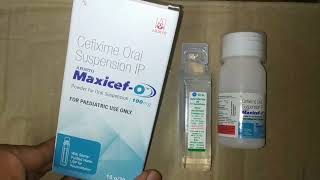 maxicef o 100 mg syrupmaxcef o 100 syrup in bengali [upl. by Fein716]