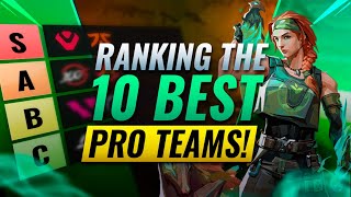 RANKING The TOP 10 Teams IN THE WORLD  Valorant Pro Analysis [upl. by Grondin]