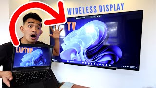 How to setup Wireless Display from your Laptop to your TV Screen [upl. by Nadean]