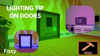 LIGHTING TIP ON DOORS  Roblox Piggy Lighting GuideTip  FOXY [upl. by Okin]