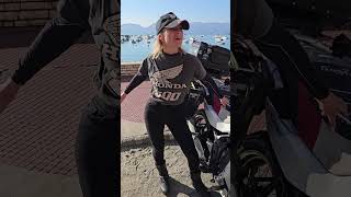 Lerici 10 Novembre 2024 con Honda Transalp 750 hondamotorcycles [upl. by Feodore]