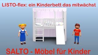 LISTOflex das Kinderbett wächst mit [upl. by Sissie576]