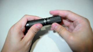 How To Dismantle a NiteCore D10 LED Torch Light [upl. by Nyahs]