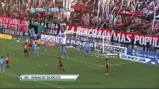 Torneo Inicial  Fecha 12 vs Arsenal  Segundo Gol de Nacho Scocco [upl. by Yelra300]