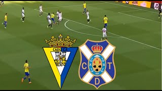 Cádiz CF 22 CD Tenerife Resumen  La Liga 2  20242025 [upl. by Whiffen]