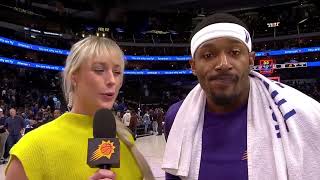 Bradley Beal talks after hes 20pts help Suns destroy Mavs 126116 [upl. by Treve]