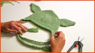 Crochet Tutorial Yoda Hat from Star Wars [upl. by Westney274]