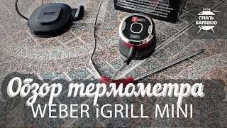 Обзор термометра Weber iGrill Mini [upl. by Shaikh437]