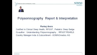 Polysomnography Report Interpretation basics [upl. by Bakerman]