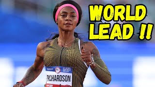 ShaCarri Richardson shocked the World again II US Championships 2024 [upl. by Enutrof]