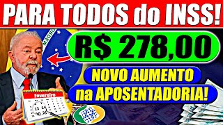 NOVO AUMENTO PARA TODOS LULA ANUNCIA R 27800 de AUMENTO NA APOSENTADORIA EM FEVEREIRO VEJA COMO [upl. by Gere]