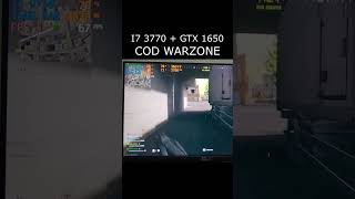 Rodando Warzone em uma GTX 1650 e i7 3770 [upl. by Ingvar]