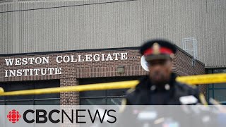 Student 15 in critical condition after shooting outside Toronto high school [upl. by Kaiulani]