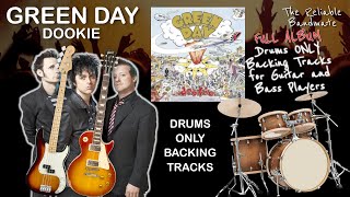 Green Day  Dookie FULL ALBUM FRONT TO BACK DRUMS ONLY All Songs  Drums Only Backing Tracks [upl. by Ahsiym626]