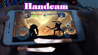 Shadow Fight 2  Handcam Machetes vs TITAN Bodyguards 「iOSAndroid Gameplay」 [upl. by Aninay912]