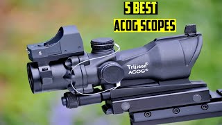 5 Best Acog Scopes 2022  Top 5 Knock Off Acog Scopes [upl. by Michi210]