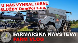 U NÁS VYHRAL IDEÁL  Služby s kombajnami MASSEY FERGUSON  DamPol sro  Farmárska Návšteva FN97 [upl. by Chicoine]