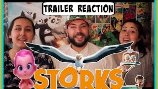 Storks Official Trailer 2 2016  Trailer Reaction [upl. by Esiuol395]