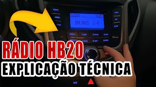 RÁDIO HB20 blueAudio®  EXPLICAÇÃO TÉCNICA [upl. by Hammond]