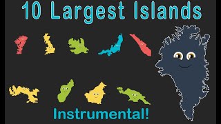 KLT  Top 10 Largest Islands Instrumental [upl. by Aristotle677]