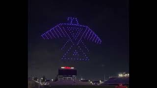 Drone Light Show for Indigenous Tourism Ontario ITO in Tim Hortons Ground Hamilton [upl. by Oyek]