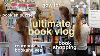 ULTIMATE book video  book shopping finishing audiobooks nov tbr amp more [upl. by Aznola790]