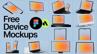 Free Device Mockups For Figma [upl. by Katalin54]