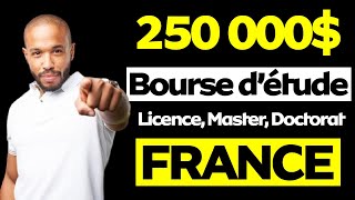 Bourse détude supérieure en France Pour étudiant étranger Financé totalement par létat Français [upl. by Ellezaj]