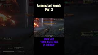 Famous Last Words Part 2 Obliviousness Boogaloo helldivers2funnymoments gamingshorts helldivers [upl. by Ly141]