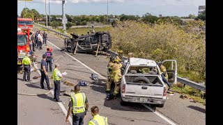 Jacksonville Fire Rescue Department responds to a double extrication accident with major trauma [upl. by Sivaj]