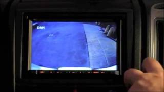 How to use the reversing camera on the AutoTrail motorhome audio visual system [upl. by Burkhart725]