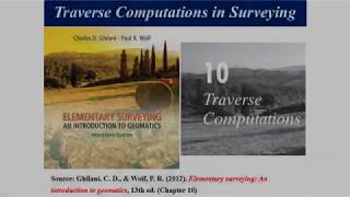 Traverse Computations in Surveying [upl. by Elamef]