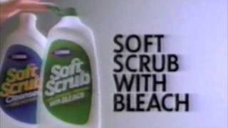 Soft Scrub with Bleach commercial  1990 [upl. by Yliab]