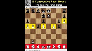 The Immortal Pawn Game  Emil Joseph Diemer vs Thomas Heiling 1984 [upl. by Maryann]