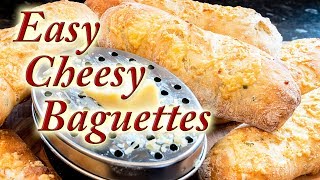 Easy Cheesy Baguettes made easy at home simple step by step instructions [upl. by Schick]