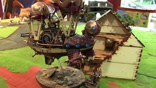 AOS Flesh Eater Courts VS Kharadron Overlords 13  Warhammer Age of Sigmar Battle Report Spiel [upl. by Dnomyaw]