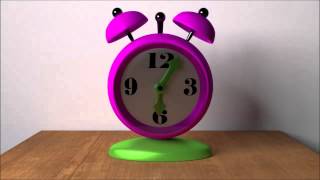 Alarm Clock Animation First Animation [upl. by Vaules]