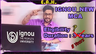 IGNOU NEW MCA  Eligibility Criteria  Duration  2021  All Details Hindi [upl. by Osnola]