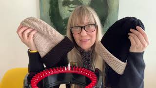 Making a Hat on the Addi Express King Knitting Machine [upl. by Adamson]