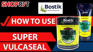 HOW TO USE SUPER VULCASEAL AllAround Sealant [upl. by Sakmar]