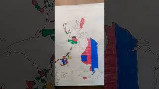 IRAQ MAP DRAWING MAP DRAWING SHORTS SUBSCRIBE [upl. by Naitsirk]