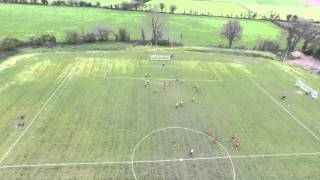 Valley Rangers FC vs Mogeely FC  Drone Footage  DJI Phantom 4 Professional [upl. by Yolanthe]