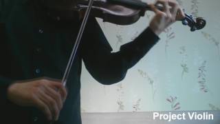 Project Violin 그것이 당신의 행복이라 할지라도それがあなたの幸せとしても violin cover [upl. by Tocs]