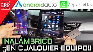 Android AUTO y CarPlay INALÁMBRICO en CUALQUIER coche Adaptador WIRELESS U2X Ottocast  Review [upl. by Irrab]