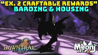 FFXIV Dawntrail Second Extreme Trial Housing amp Barding  Contains Spoilers [upl. by Clarisa]