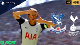 FC 25  Crystal Palace vs Tottenham Hotspurs  Premier League 202425  PS5™ 4K60 [upl. by Anabel195]