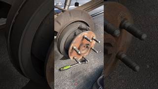 HOW TO CHANGE THE BRAKE PADS AND ROTORS ON A GMC SIERRA 🔧 brakepads rotors [upl. by Akinor303]